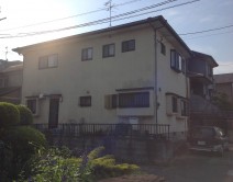 熊本市東区戸島西Ｉ様邸：外壁・屋根の施工・２液セラミックシリコン樹脂・クールタイトＳＩ（遮熱塗料）邸のBefore（施工前）の様子