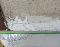 外壁の脱落 剥がれ補修再生工事 施工実績 スキザキ塗装