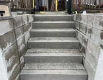階段・土間・ブロック塀・アプローチ部の高圧洗浄の写真