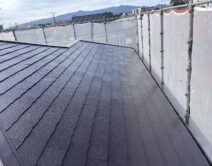 屋根・ＫＦ無機４フッ化フッ素樹脂の施工の写真